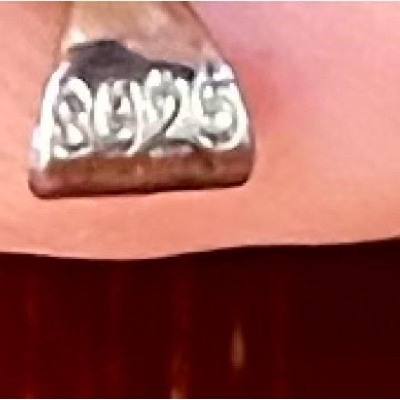 Exquisite set! Sterling Silver 925; ring, earrings and pendant, flower design - Picture 6 of 6